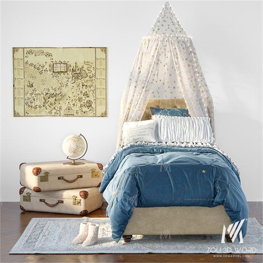 Chesterfield Upholstered Bed by Pottery Barn